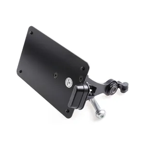 Cult-Werk Cult-Werk, side mount license plate bracket, black. France