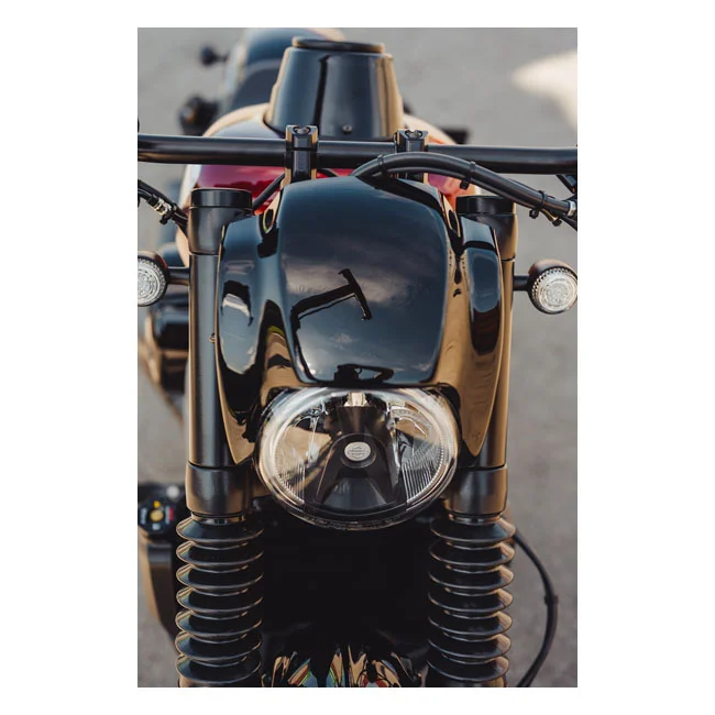 Cult-Werk Upper fork tube covers. Long. Black