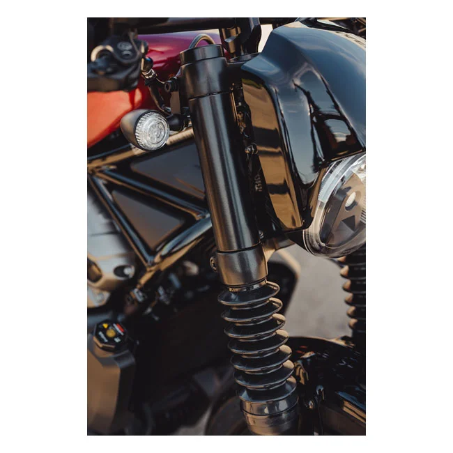 Cult-Werk Upper fork tube covers. Long. Black