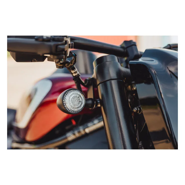 Cult-Werk 6-piece fork tube cover kit. Long. Black