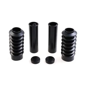 Cult-Werk Cult-Werk, 6-piece fork tube cover kit. Long. Black