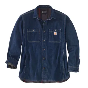 Carhartt Carhartt Denim Fleece lined shirt glacier
