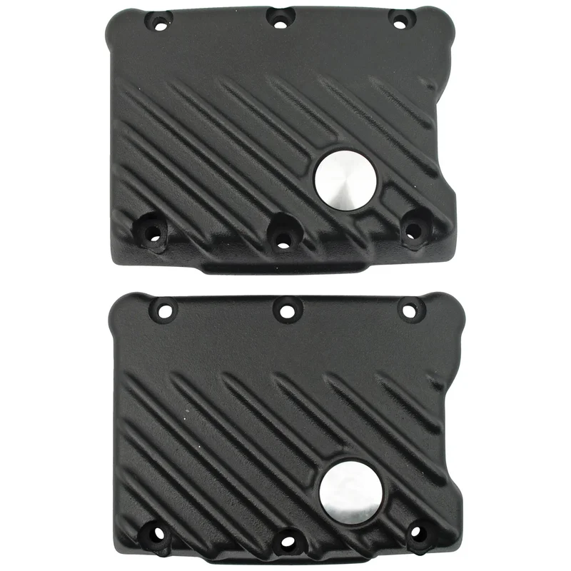 EMD Twin Cam Snatch rocker cover set. Black