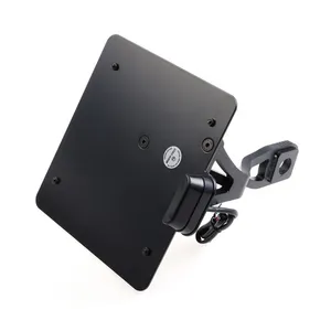 Cult-Werk Cult-Werk, side mount license plate bracket black. DE