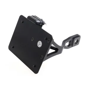 Cult-Werk Cult-Werk, side mount license plate bracket black. CH