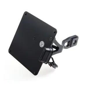 Cult-Werk Cult-Werk, side mount license plate bracket black. IT