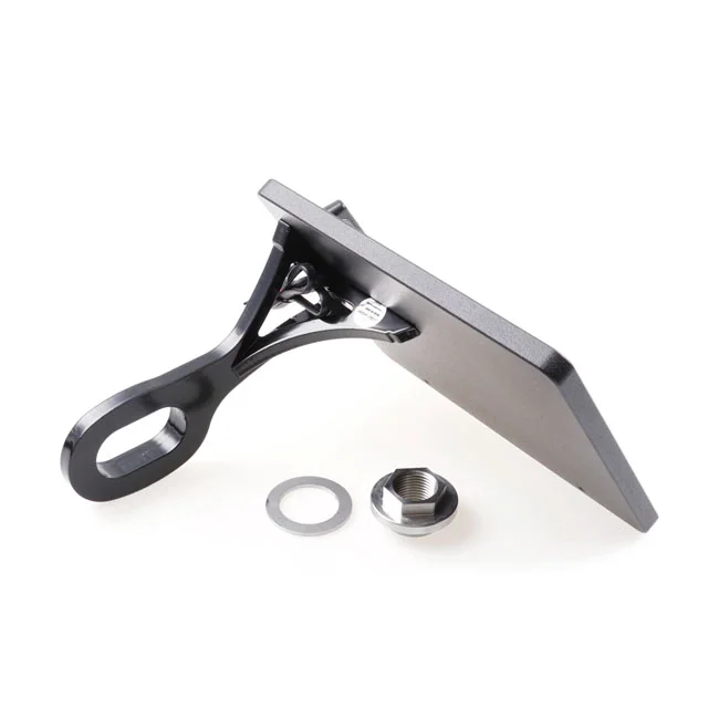 Cult-Werk Side mount license plate bracket. Black. Austria