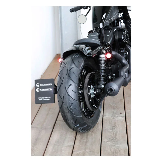 Cult-Werk XL Sportster rear fender ''Low''. Gloss black