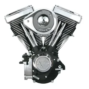 S&S S&S, V80" engine assembled. Black