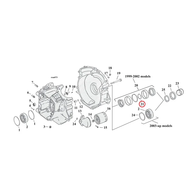 MCS Sprocket shaft bearing spacer shim .116" - 9132