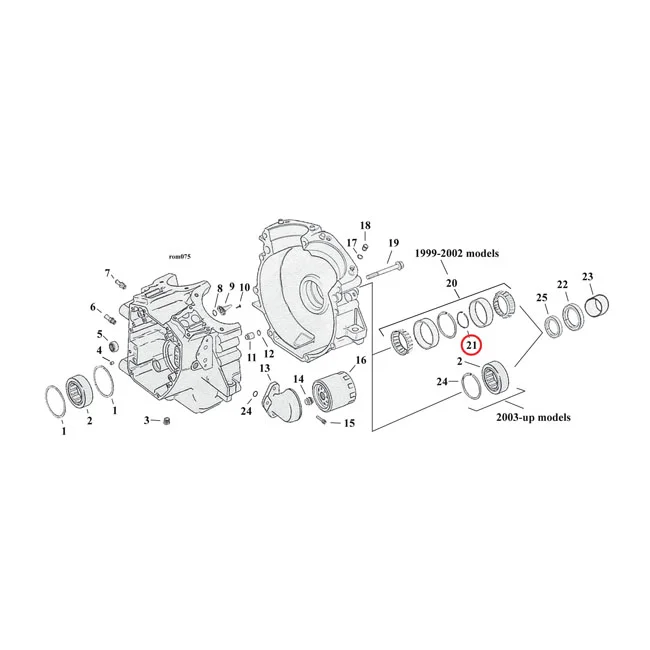 MCS Sprocket shaft bearing spacer shim .120" - 9134