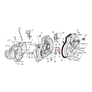 MCS Sprocket shaft bearing spacer shim .100"
