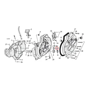 MCS Sprocket shaft bearing spacer shim .104"