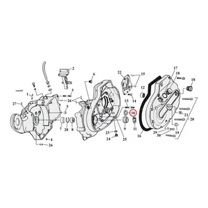 MCS Sprocket shaft bearing spacer shim .108"
