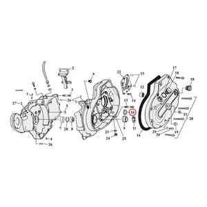 MCS Sprocket shaft bearing spacer shim .114"
