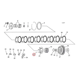 MCS Spacers clutch hub. -.080" / 1.450" long