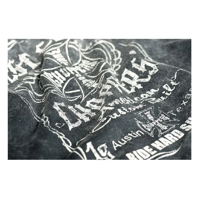 West Coast Choppers WCC Ride Hard Sucker vintage t-shirt black