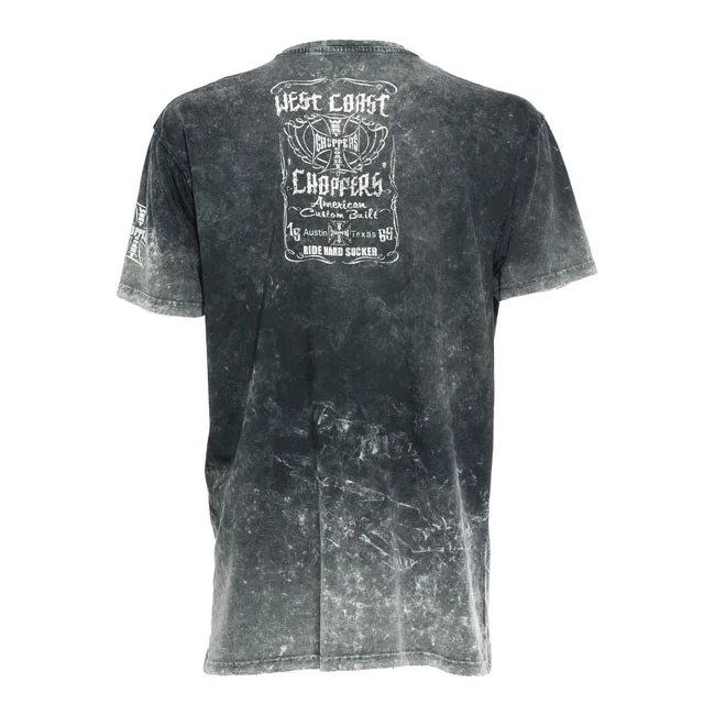 West Coast Choppers WCC Ride Hard Sucker vintage t-shirt black
