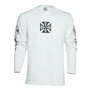 West Coast Choppers WCC OG Cross long sleeve white