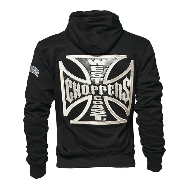 West Coast Choppers WCC OG Classic Panel zip hoodie black