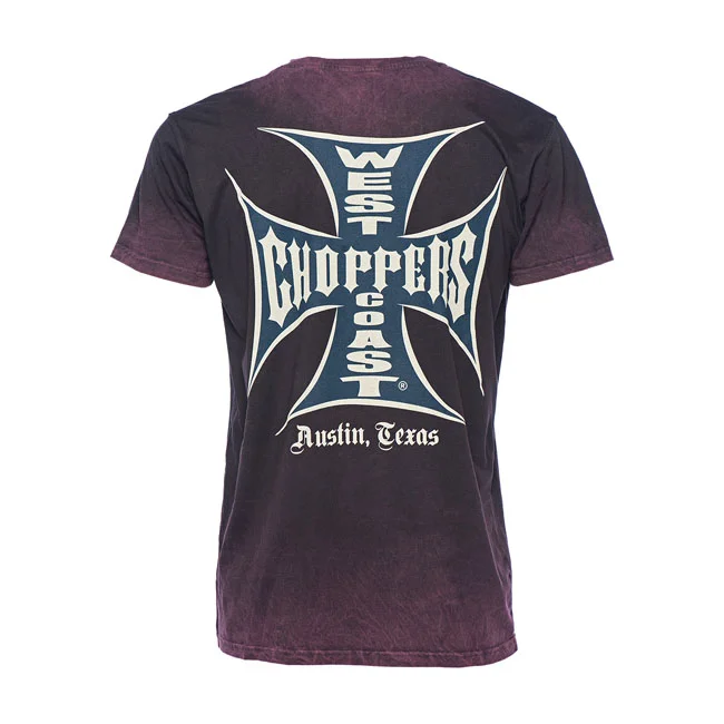 West Coast Choppers WCC OG Classic ATX t-shirt vintage bordeaux