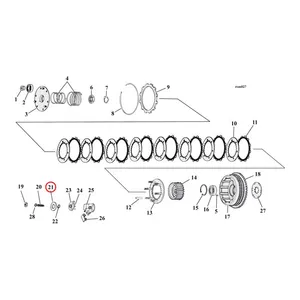MCS Washer, outer clutch ramp