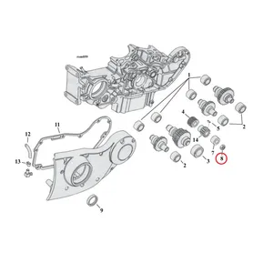 MCS Nut, pinion shaft gear