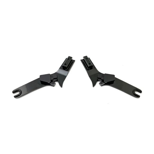 Cycle Visions Visions, detachable sissy bar side plates. Black - 52610-09A