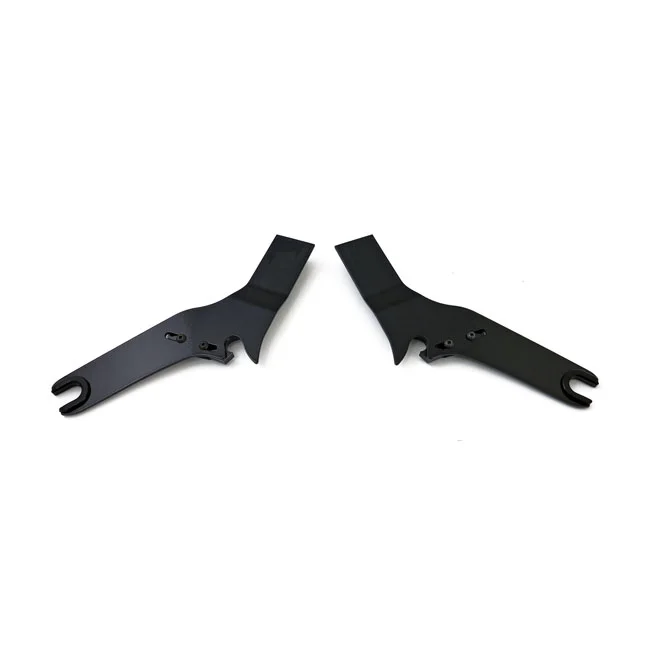 Cycle Visions Visions, detachable sissy bar side plates. Black - 52610-09A