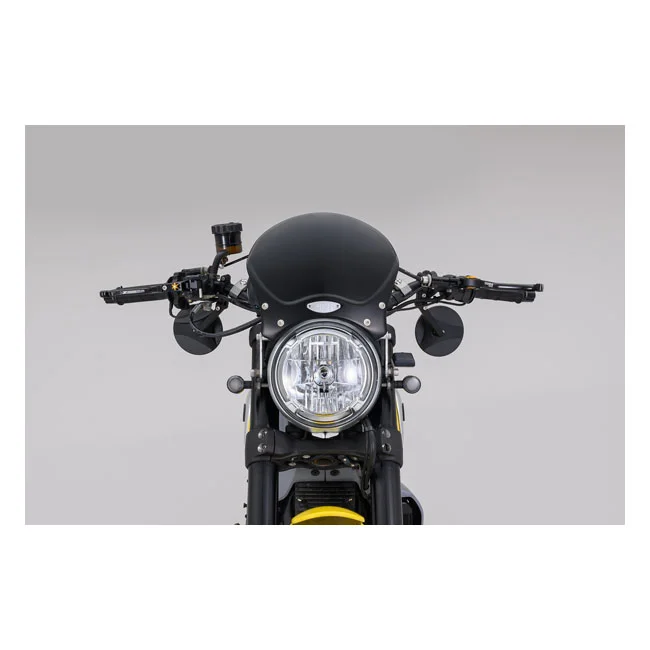 Daytona Clamp-on ABS mirror. 22mm