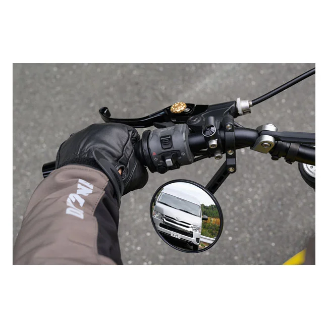 Daytona Clamp-on ABS mirror. 22mm