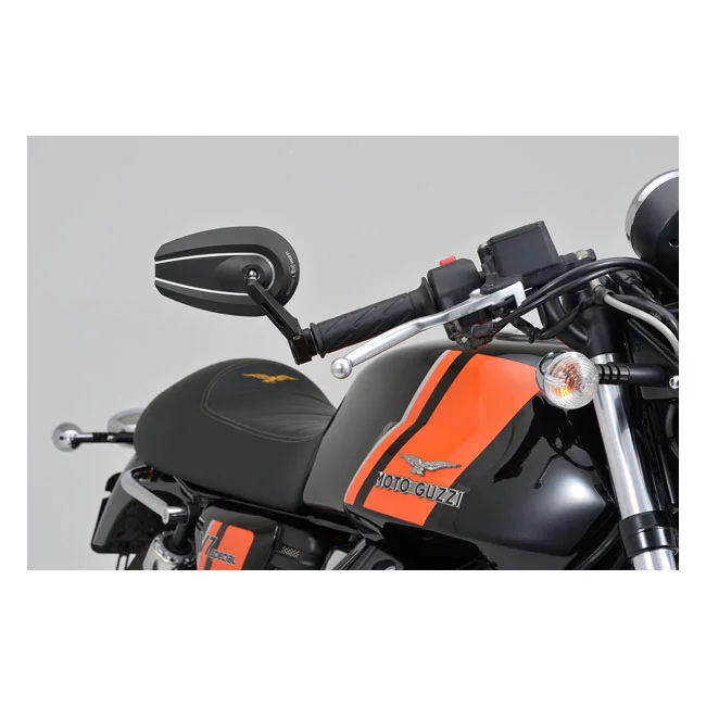 Daytona Bar end D-mirror. Number 6, short stem