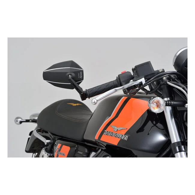 Daytona Bar end D-mirror. Number 7, short stem