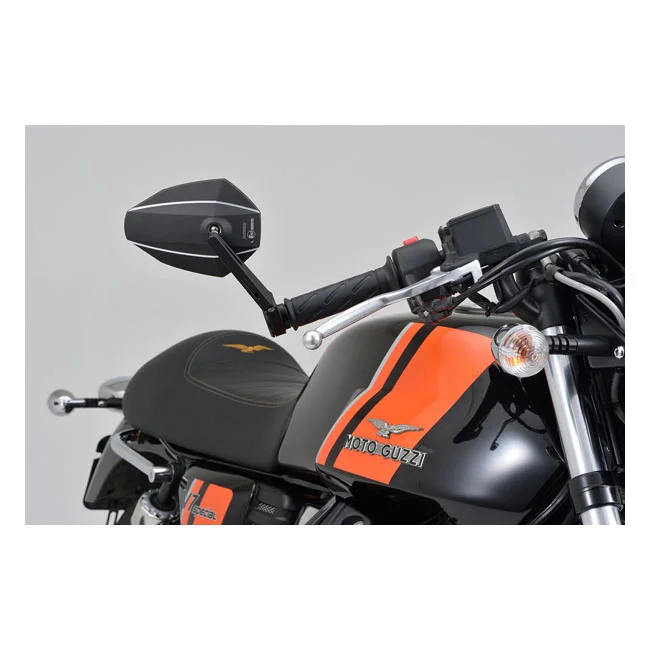 Daytona Bar end D-mirror. Number 7, long stem