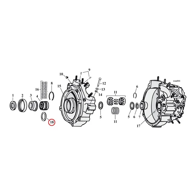 MCS Sprocket shaft bearing spacer shim .092" - 9120