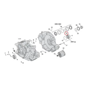 MCS Sprocket shaft bearing spacer shim .092"