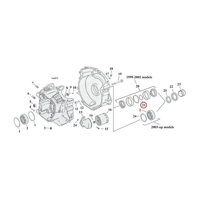 MCS Sprocket shaft bearing spacer shim .096" - 9122