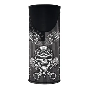 Zan Headgear ZANheadgear Motley Tube windproof biker skull