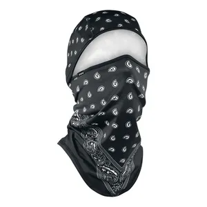 Zan Headgear ZANheadgear Balaclava sportflex black paisley