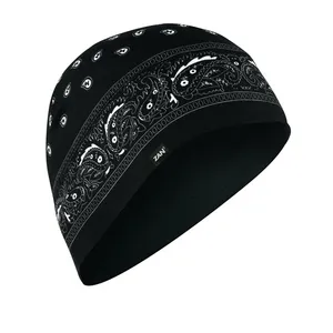 Zan Headgear ZANheadgear Helmet beanie sportflexr black paisley