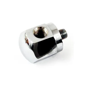 MCS Rocker box oil gauge fitting. Chrome