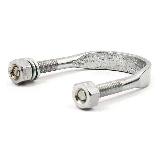 Samwel U-bolt kit, jiffy bracket. With nuts. Chrome - 50110-30
