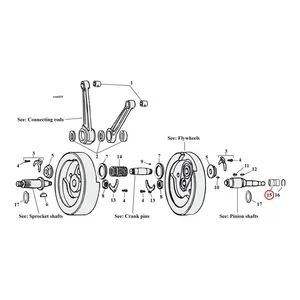 MCS Inner bearing race, pinion shaft
