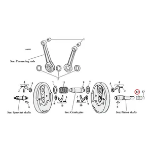 MCS Inner race, pinion shaft