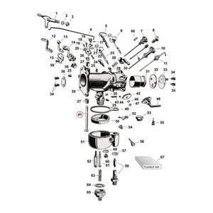 MCS Throttle shaft. linkert 1-1/4"