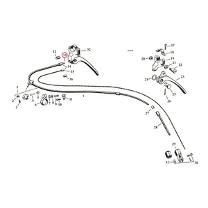 Samwel Outer brake cable, front
