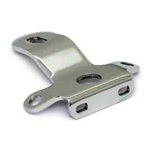 MCS Motor mount w/coil mount. with ignition switch hole. Chrome