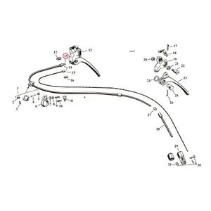 Samwel Outer brake cable, front