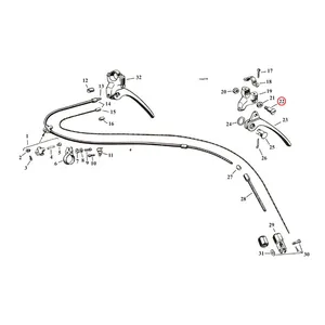 Samwel Screw, handlebar brake lever pivot