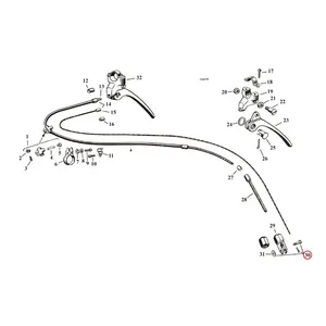 Samwel Clevis pin/washer/cotter pin kit